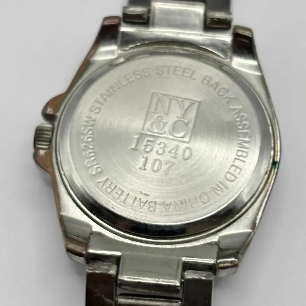 Silver NY&C Men's Watch